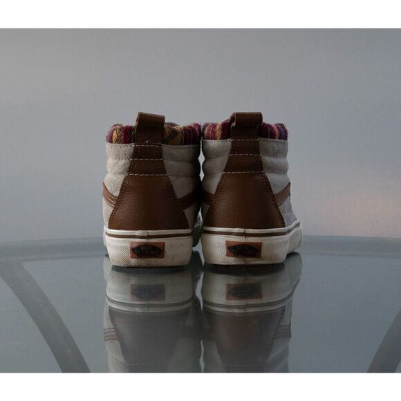 VANS SK8-Hi MTE Scotchgard Gray Tan Suede Hi Top Mens 6.5 / Women 8 main image 4